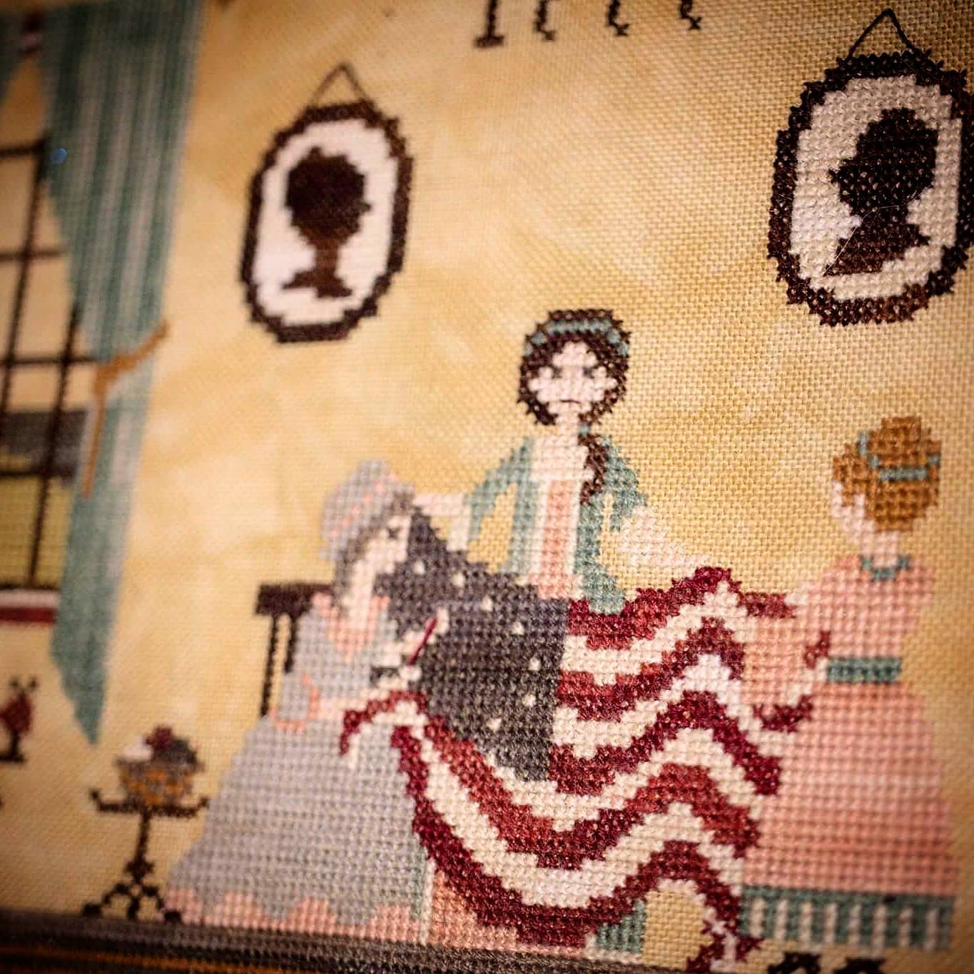 Betsy Ross Cross Stitch Pattern - PDF Digital Download