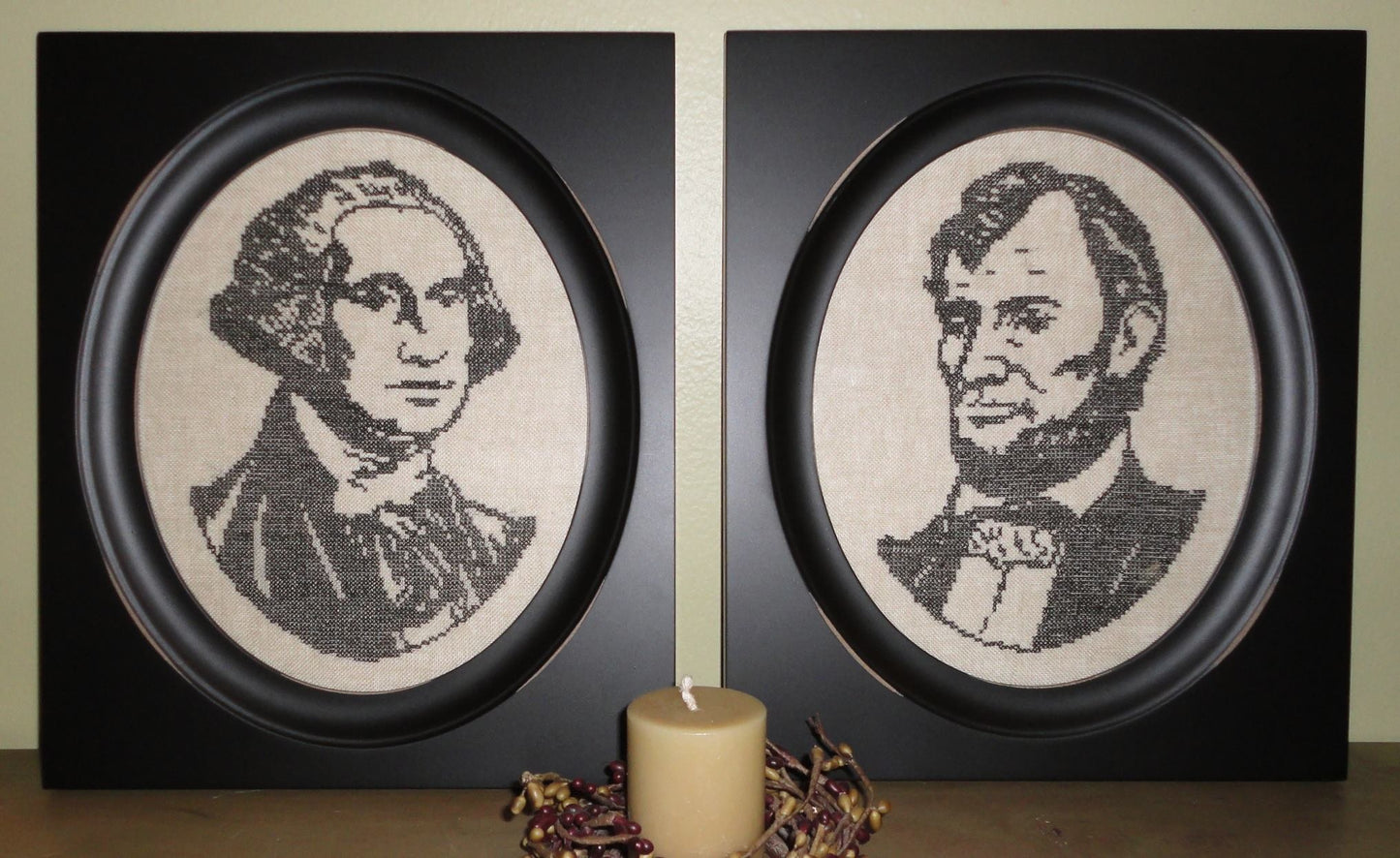 Presidential Portraits Cross Stitch Pattern - PDF Digital Download