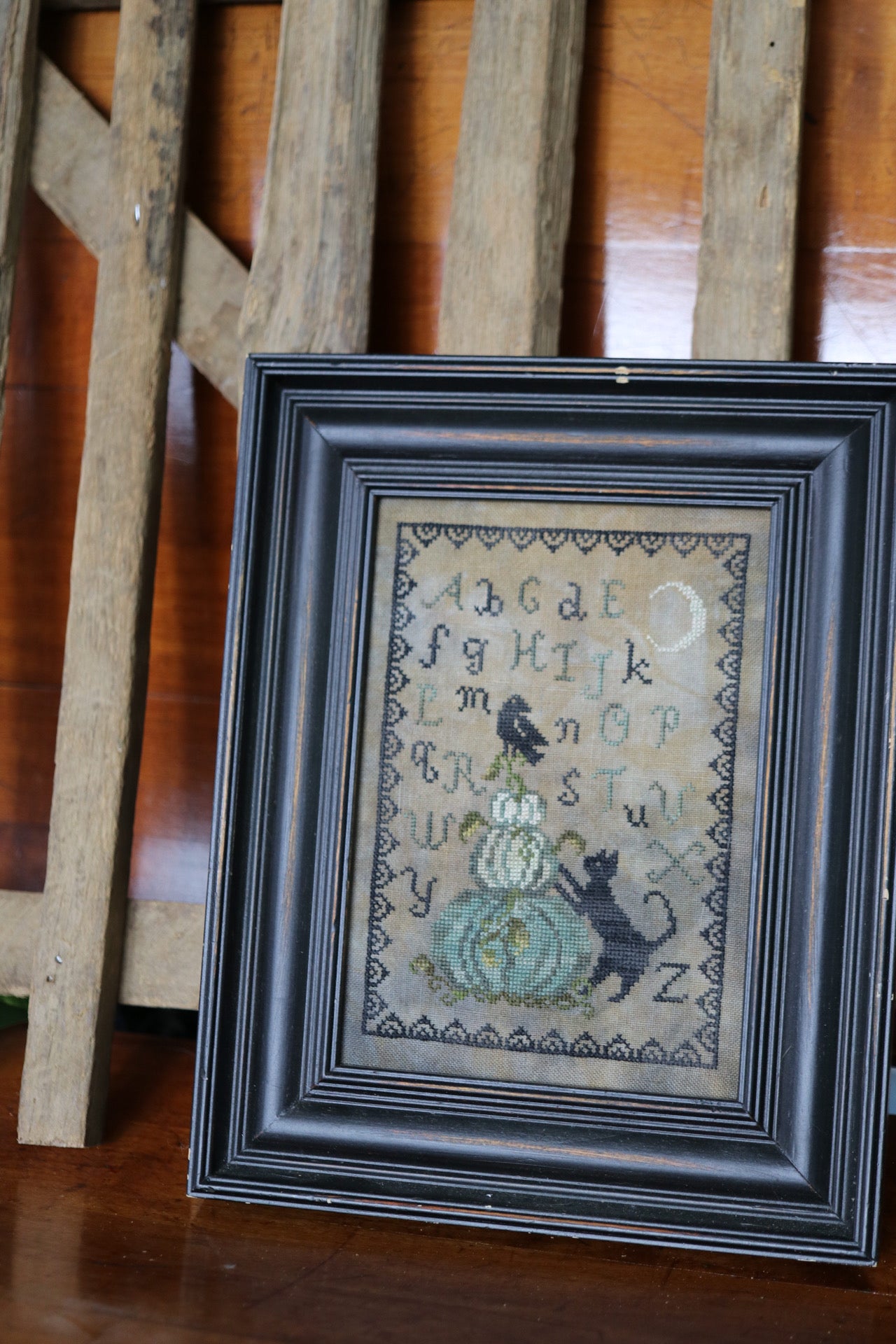 Autumn Alphabet Cross Stitch Pattern - PDF Digital Download