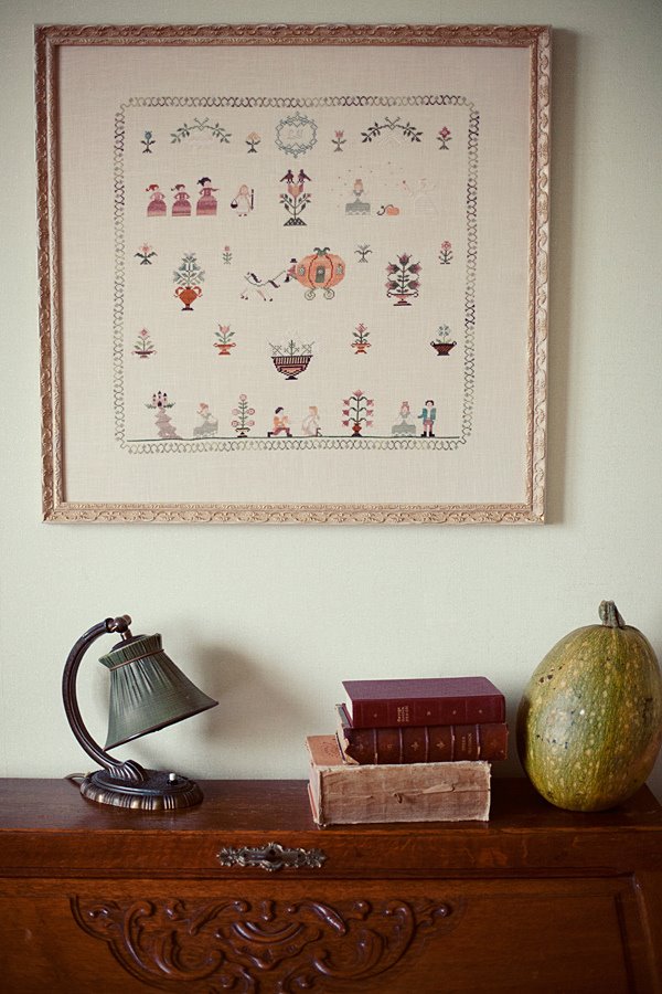 Cinderella Sampler Cross Stitch Pattern - PDF Digital Download