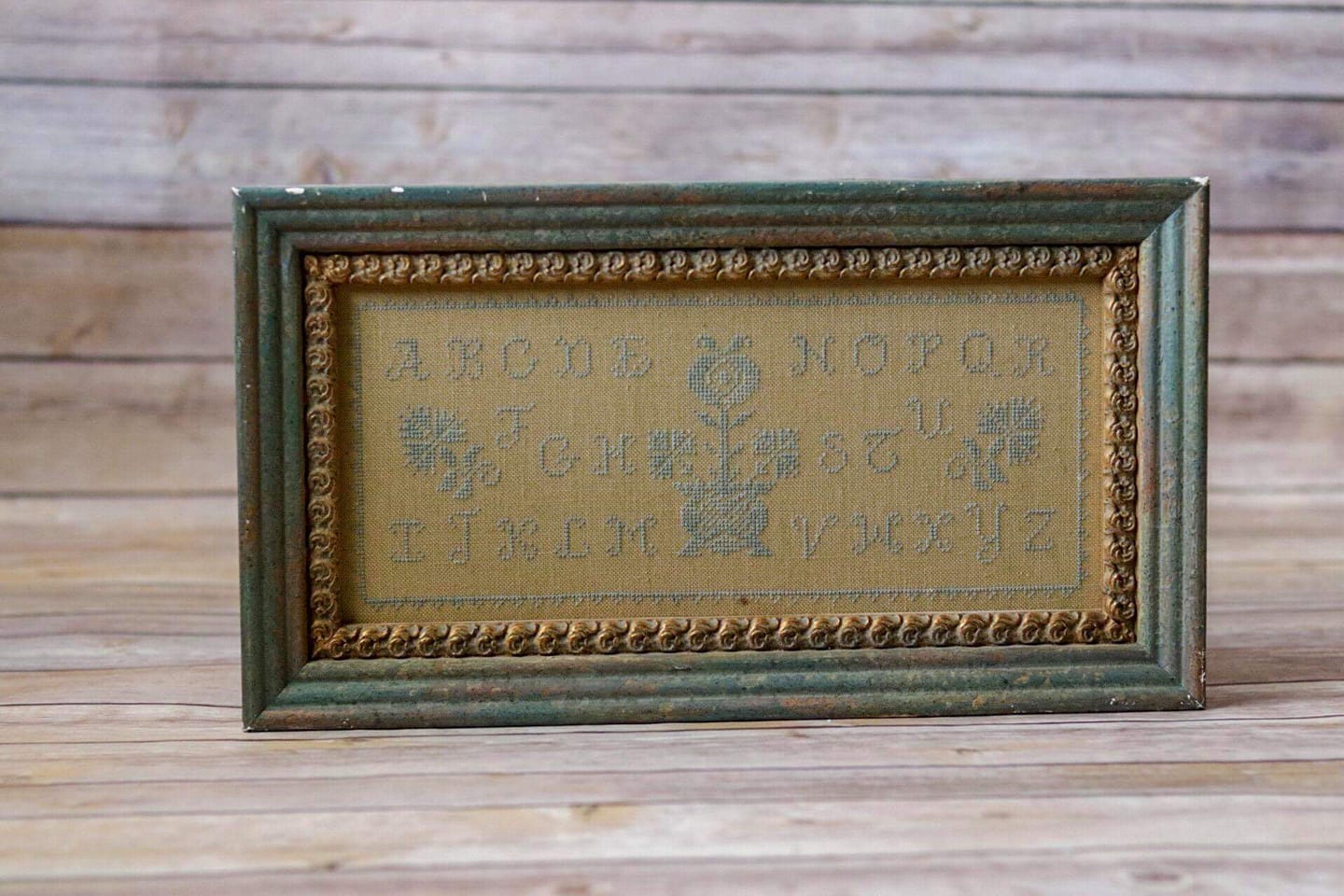 Eleanor Jaeglar Quaker Style Sampler Cross Stitch Pattern - PDF Digital Download