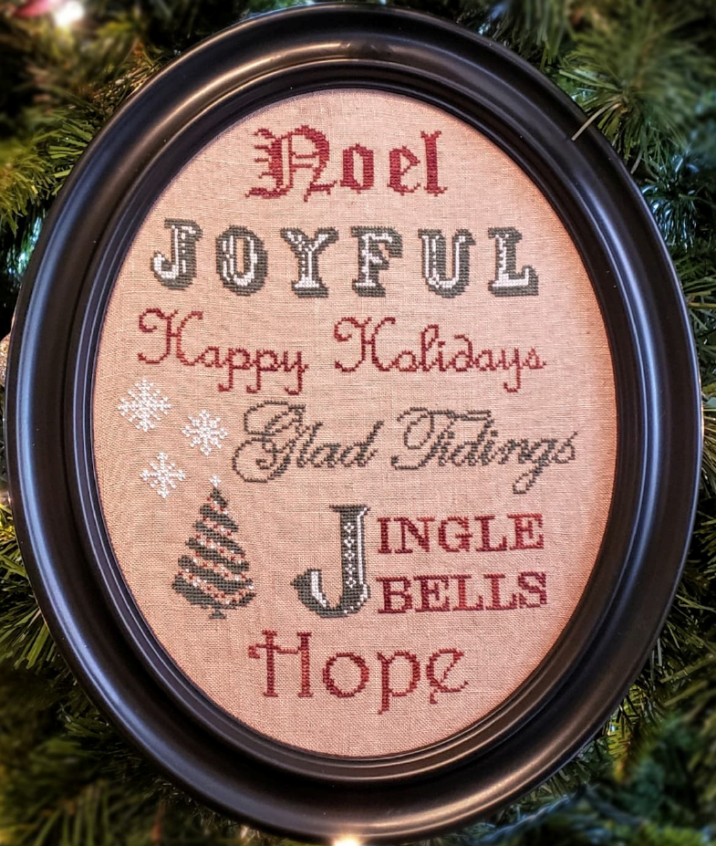 Glad Tidings Cross Stitch Pattern - PDF Digital Download