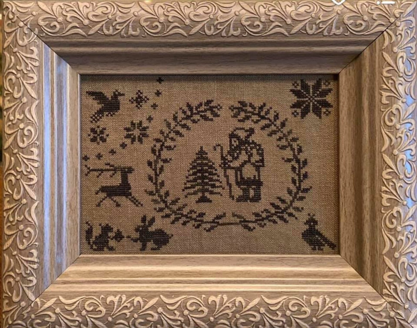 Father Christmas and Friends Cross Stitch Pattern - PDF Digital Download