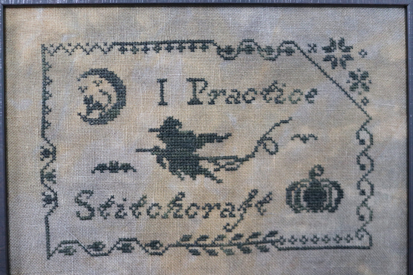 I Practice Stitchcraft Cross Stitch Pattern - PDF Digital Download