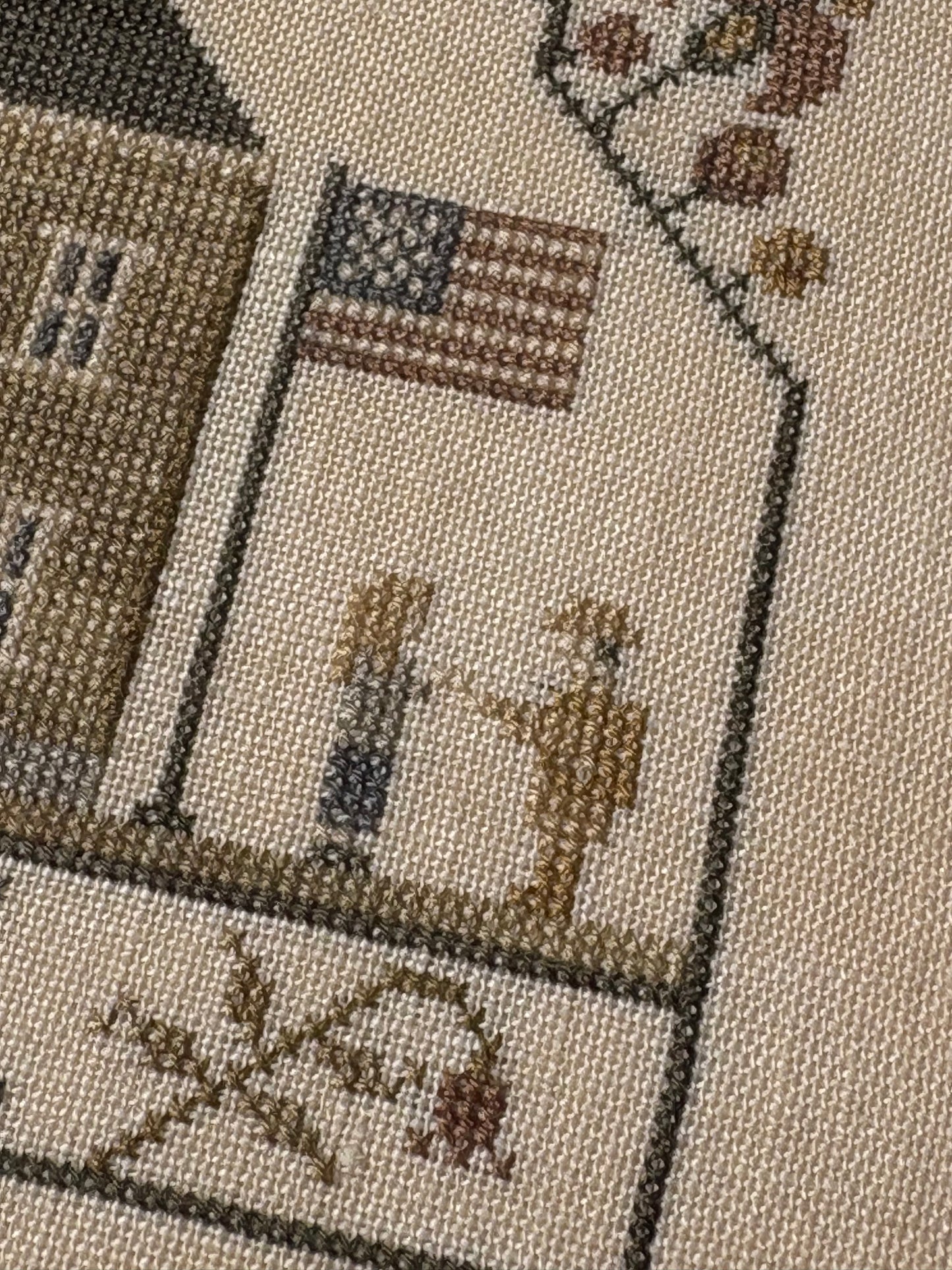 Land of the Free Cross Stitch Pattern - PDF Digital Download