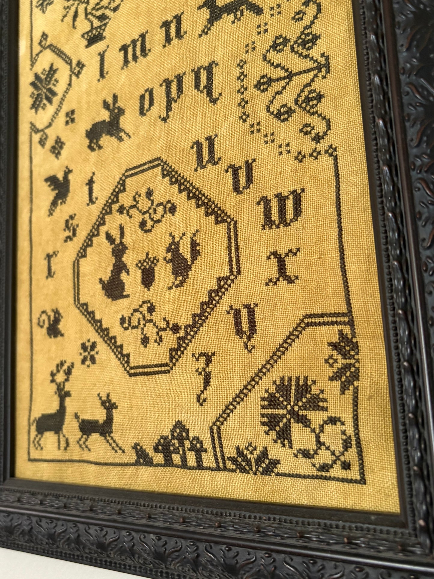 Quaker Forest Cross Stitch Pattern - PDF Digital Download