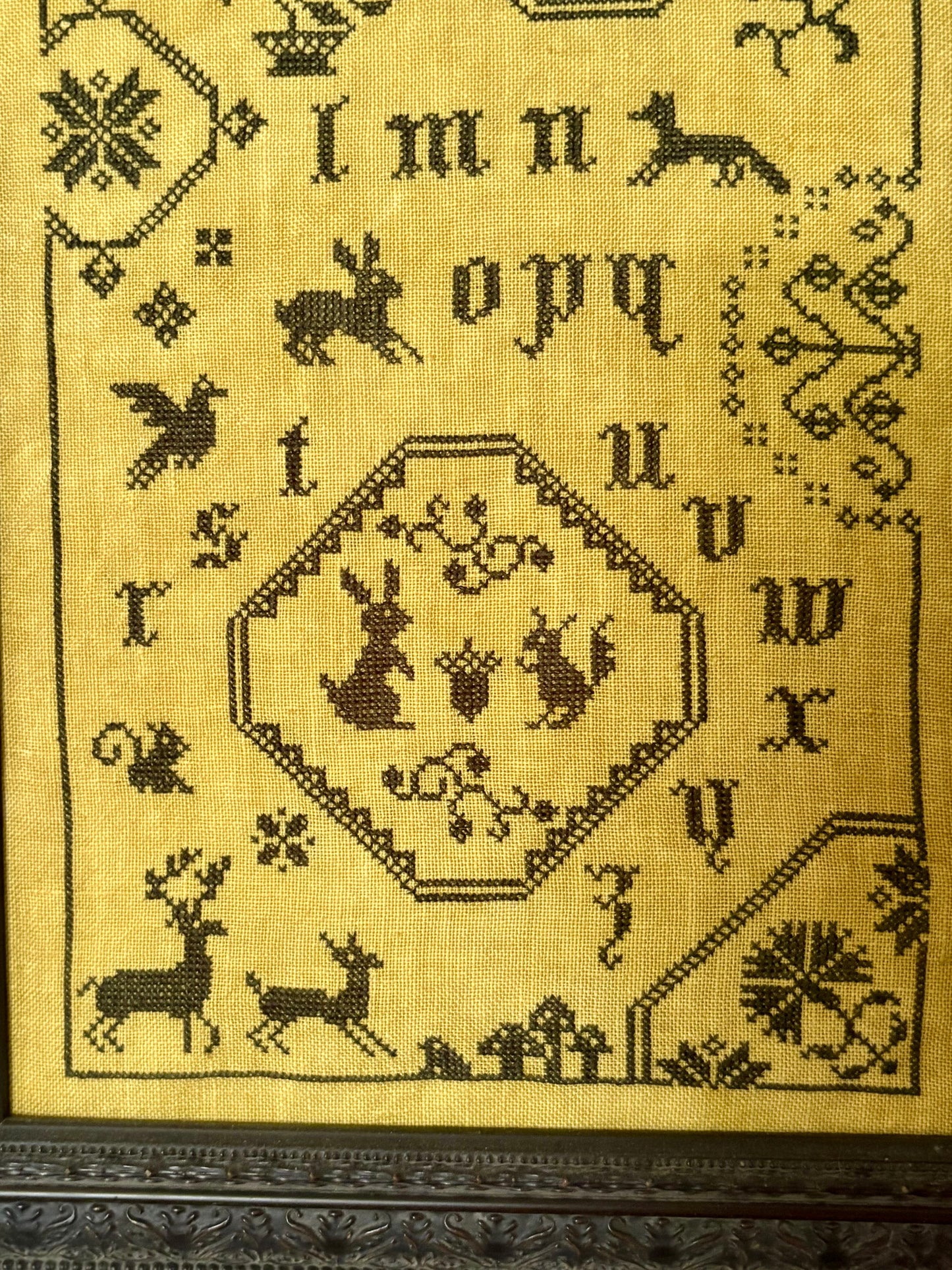 Quaker Forest Cross Stitch Pattern - PDF Digital Download