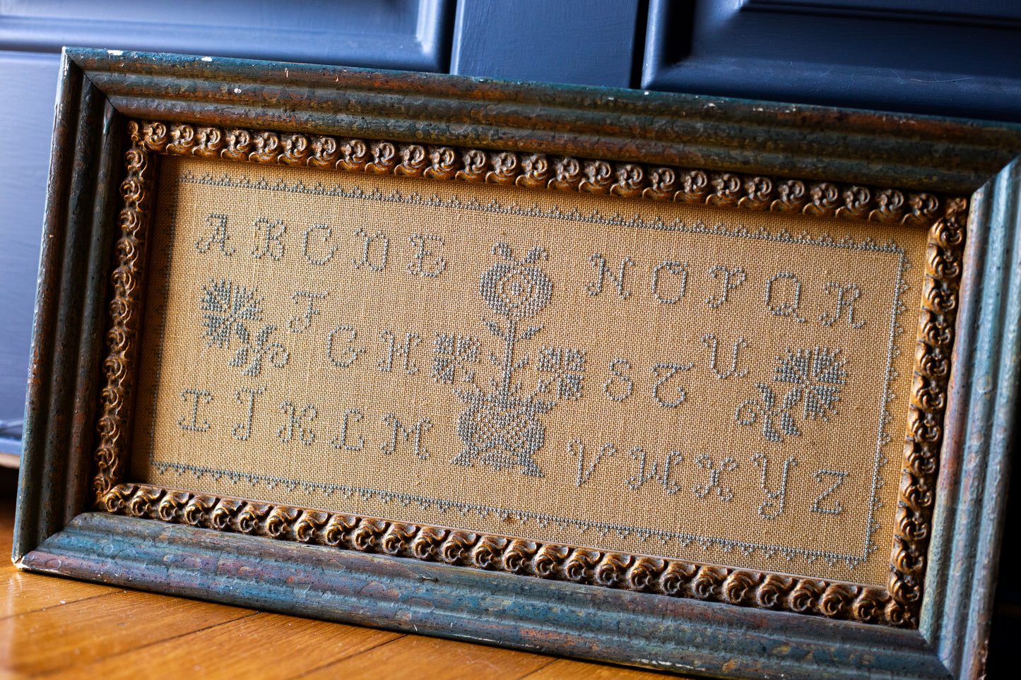 Eleanor Jaeglar Quaker Style Sampler Cross Stitch Pattern - PDF Digital Download