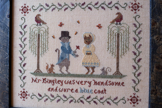 Mr. Bingley Cross Stitch - PDF Digital Download
