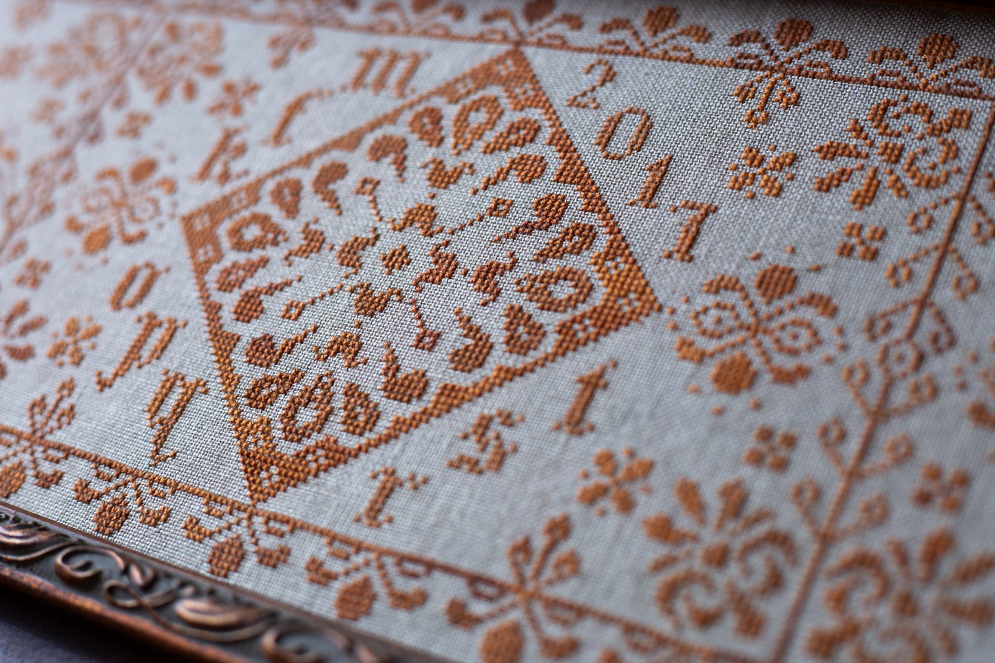 Pennsylvania Dutch Sampler Cross Stitch Pattern - PDF Digital Download