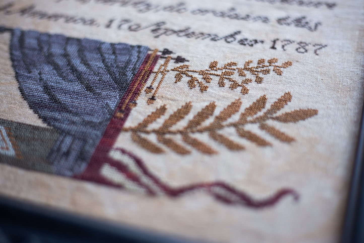 We the People Cross Stitch Pattern - PDF Digital Download