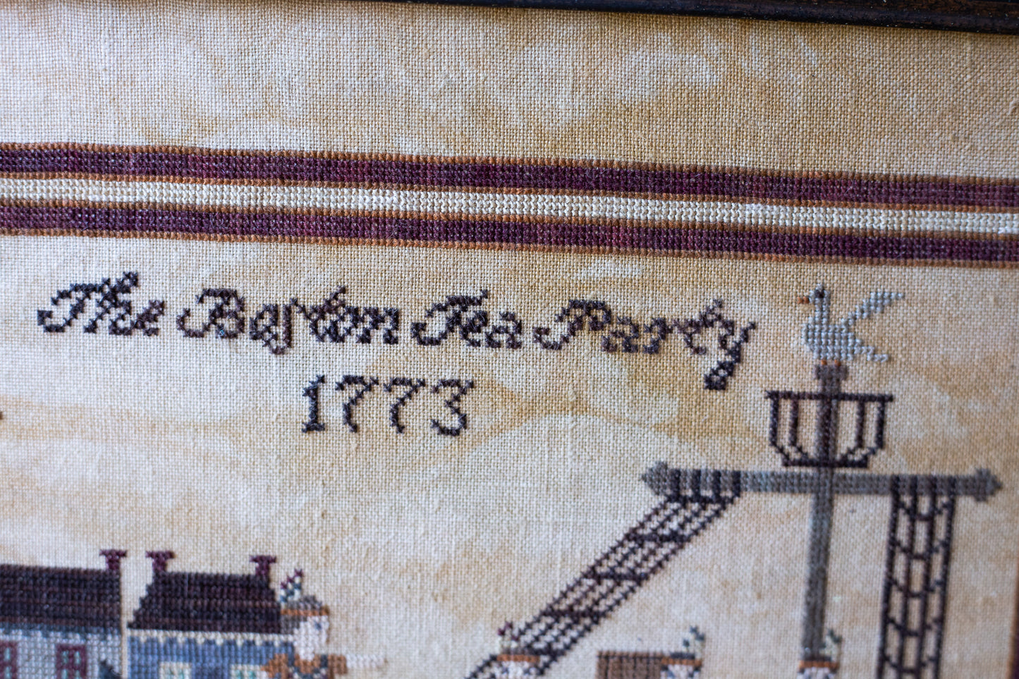 Boston Tea Party Cross Stitch Pattern - PDF Digital Download