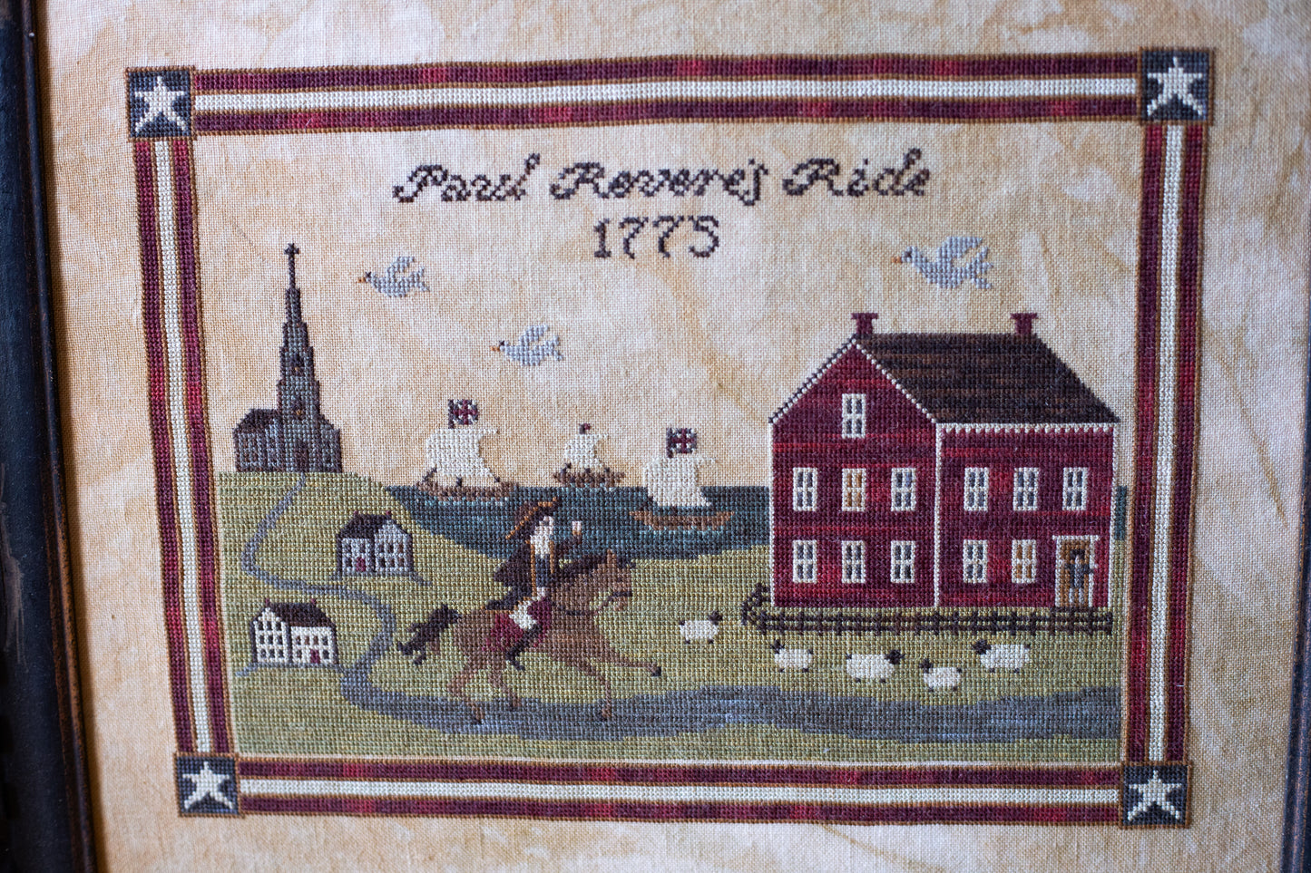 Paul Revere's Ride Cross Stitch - PDF Digital Download