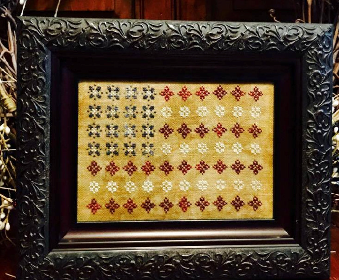 My Country 'Tis of Thee Cross Stitch - PDF Digital Download