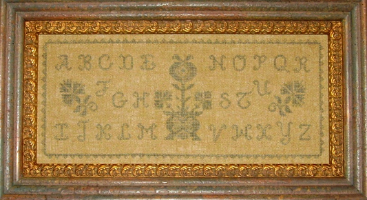 Eleanor Jaeglar Quaker Style Sampler Cross Stitch Pattern - PDF Digital Download