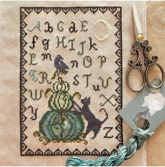 Autumn Alphabet Cross Stitch Pattern - PDF Digital Download